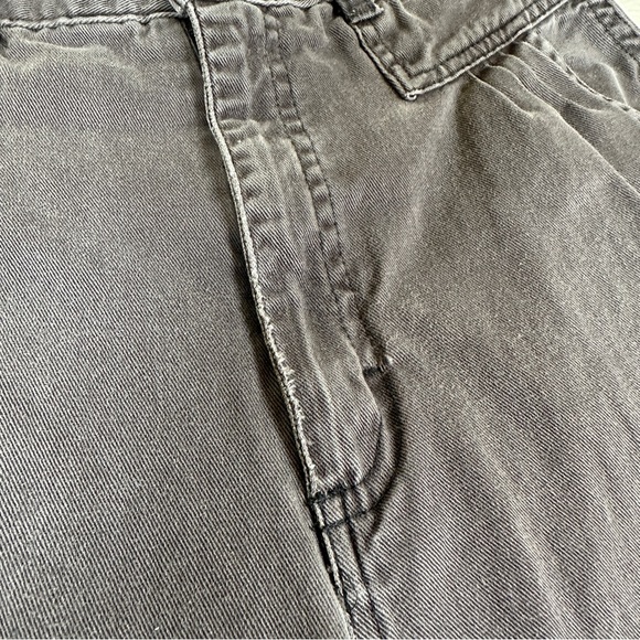 Vintage 90s Gray Women's Jeans pleated bareback 80s mom‎ jean high rise waisted - Picture 7 of 11